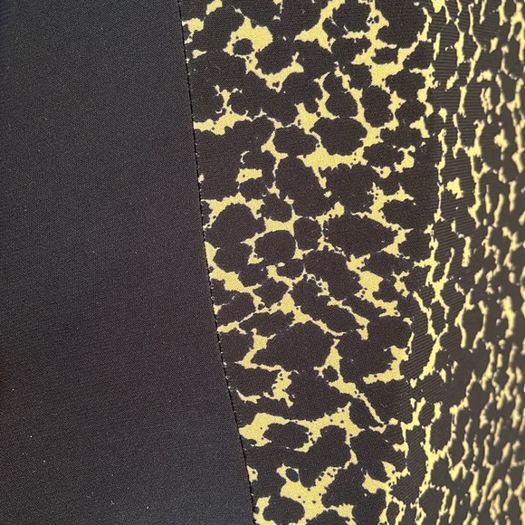 Ralph Lauren Print Runched Sheath Dress 12 P Navy Blue Leopard Classic Preppy - Picture 7 of 17